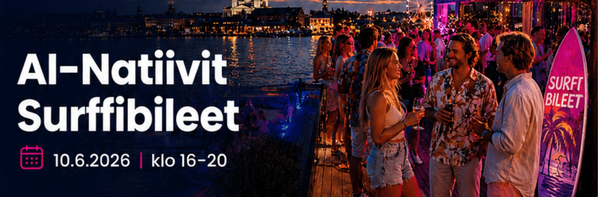 Ilmoittaudu mukaan kesän 2026 upeimpaan afterworkiin